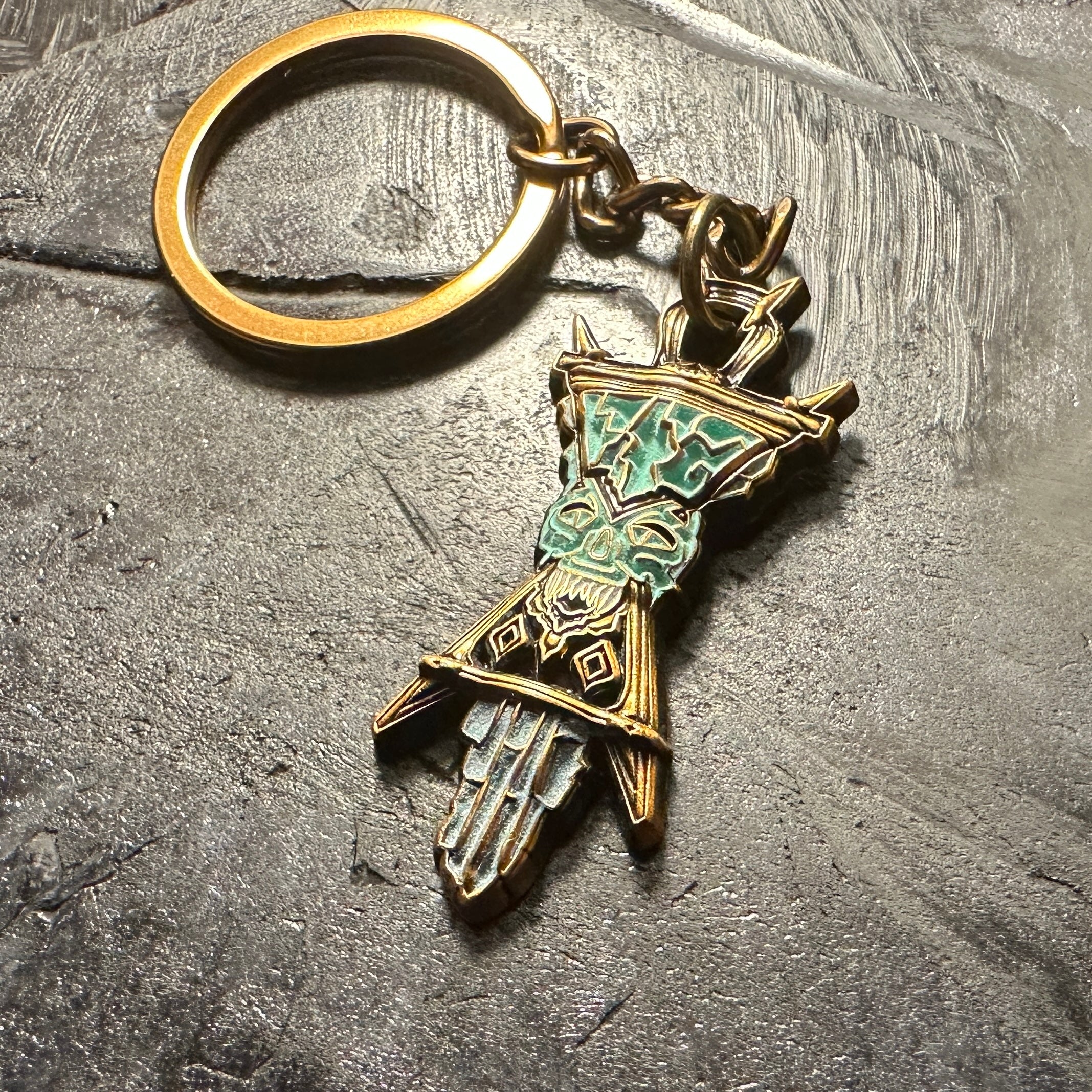 T90 Skull Lantern Keyring - Image 3